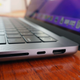 An SD card reader, another Thunderbolt 4 port, and an HDMI port are on the right. A USB-A port would be nice!